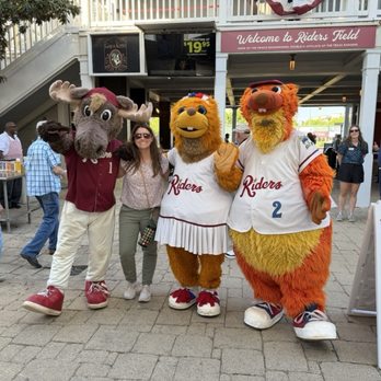 Dr Pepper Ballpark - Just me and some mascots!!! - Stadiums & Arenas Near Me - Frisco, Texas