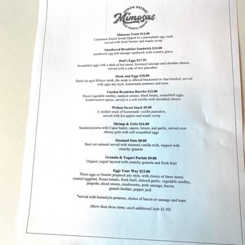 Mimosas - Menu - American Near Me - Denver, Colorado