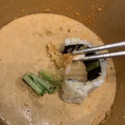 Sushi Shop - Oh there we found it, the paper thin shrimp