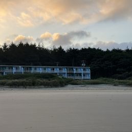 Motel from beach Motel from beach