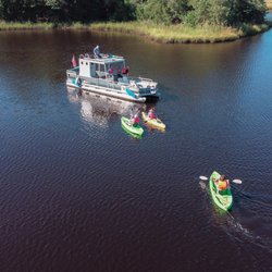 River Dogs Kayaking - Unique kayaking excursions from a pontoon boat in Chesapeake, VA