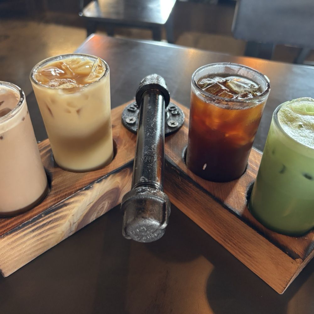 Vantage Coffee Roasters - A flight! Yes, yes, yes! - Coffee & Tea Near Me - Martin, Tennessee