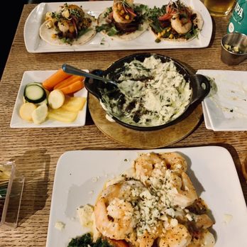 Complexity Wine - Artichoke dip, Surf and Turf tacos and Tuscan Chicken & Shrimp - Wine Tasting Classes Near Me - Lancaster, California