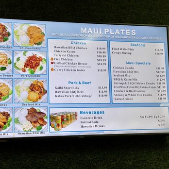 Maui Hawaiian Grill - Menu - Barbeque Near Me - Tempe, Arizona Maui Hawaiian Grill - Menu - Barbeque Near Me - Tempe, Arizona