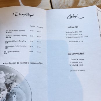Mr. Dumpling - Menu - Dumplings Near Me - Verdun, Quebec Mr. Dumpling - Menu - Dumplings Near Me - Verdun, Quebec