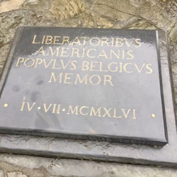 Mardasson Memorial - Center of Mardasson Memorial in Bastogne, Belgium