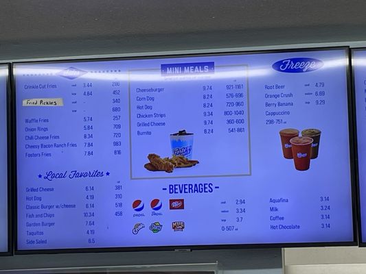 Menu photo 2 Fosters Freeze Morro Bay, CA