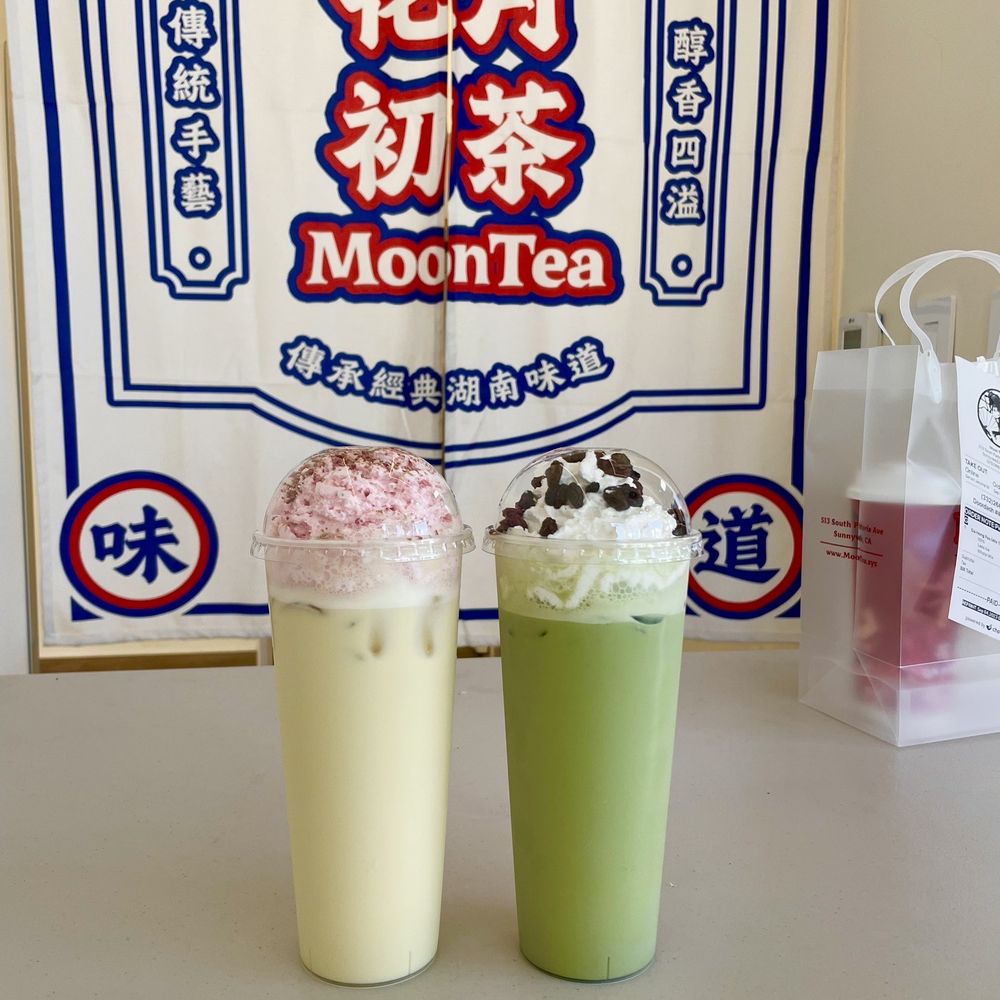 MoonTea - Jasmine Milk Tea & Matcha Milk Tea - Coffee & Tea Near Me - Sunnyvale, California