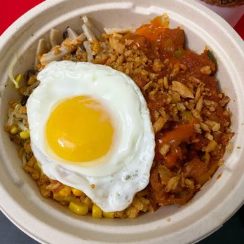 Dalgoona Bowl - Build your own bibimbop with spicy pork - Korean Near Me - Edgewater, New Jersey
