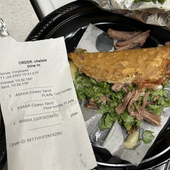 Pablito's Tacos - QuesoTacos - birria (WITH ONIONS/CILANTRO) - Tacos Near Me - Los Angeles, California