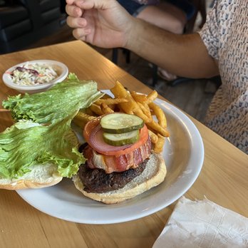 Drew's American Grill - Colossal burger special. - New American Near Me - Brooksville, Florida Drew's American Grill - Colossal burger special. - New American Near Me - Brooksville, Florida