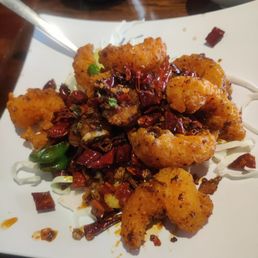 Dry pepper shrimp