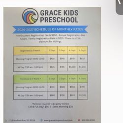 Grace Kids Preschool