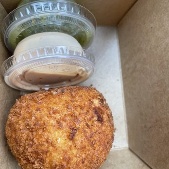 OBRA HandBakery - Beef Potato Ball - Latin American Near Me - Long Beach, California OBRA HandBakery - Beef Potato Ball - Latin American Near Me - Long Beach, California