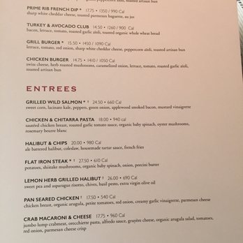 Nordstrom Grill - Menu - New American Near Me - Seattle, Washington Nordstrom Grill - Menu - New American Near Me - Seattle, Washington