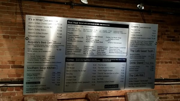 Menu photo 5 Fat Man's Mill Cafe Augusta, GA
