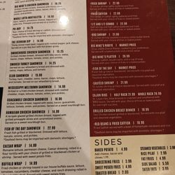 Big Mike's Sports Bar & Grill - Menu side 1, 7-6-2025