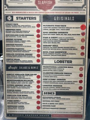 Menu photo 1 Slapfish Hilton Head Island, SC Menu photo 1 Slapfish Hilton Head Island, SC
