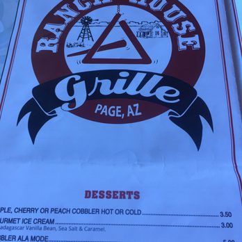 Ranch House Grille - Menu - Breakfast & Brunch Near Me - Page, Arizona Ranch House Grille - Menu - Breakfast & Brunch Near Me - Page, Arizona
