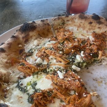 Farmer's Table - Chicken Tinga Pizza - New American Near Me - La Mesa, California Farmer's Table - Chicken Tinga Pizza - New American Near Me - La Mesa, California