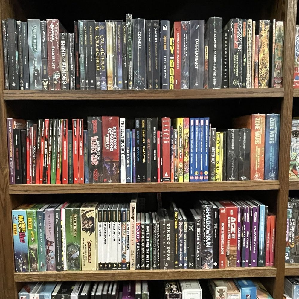 Darby's Dungeon - Tabletop roleplaying games and board games, some open to be played in the store - Tabletop Games Near Me - Jacksonville Beach, Florida Darby's Dungeon - Tabletop roleplaying games and board games, some open to be played in the store - Tabletop Games Near Me - Jacksonville Beach, Florida