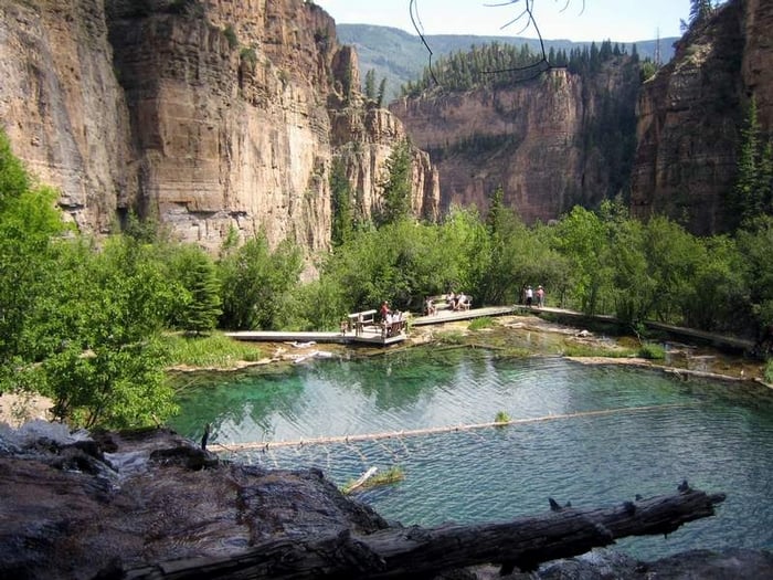 Glenwood Canyon Drive on I-70 Image