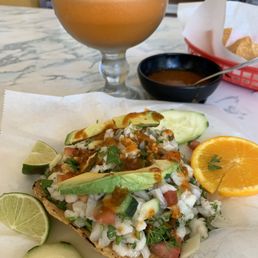 Fish Ceviche Tostada