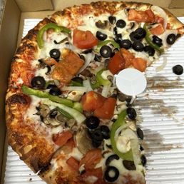 Vegetarian pizza Vegetarian pizza