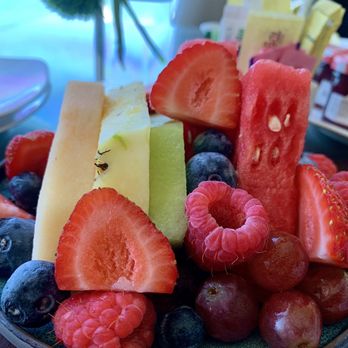 Raya - Small fruit dish from the Raya restaurant at the Ritz Carlton. - Seafood Near Me - Dana Point, California Raya - Small fruit dish from the Raya restaurant at the Ritz Carlton. - Seafood Near Me - Dana Point, California