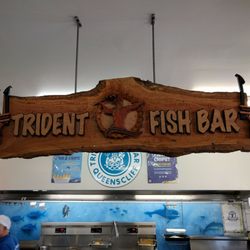 Trident Fish Bar International - Great bit of carving