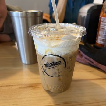 Bo Heo Pho Kitchen - Salted Caramel iced coffee - would totally start my day everyday with this! - Vietnamese Near Me - Denver, Colorado