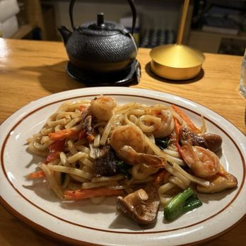 Suwun Thai Home Cooking - Spicy udon with shrimp - Thai Near Me - Albany, New York Suwun Thai Home Cooking - Spicy udon with shrimp - Thai Near Me - Albany, New York