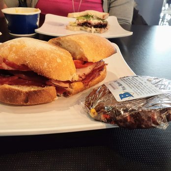 Blue Baker - Turchino sandwich and a Reese's Chip Cookie at Blue Baker - Pizza Near Me - College Station, Texas Blue Baker - Turchino sandwich and a Reese's Chip Cookie at Blue Baker - Pizza Near Me - College Station, Texas