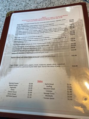 Menu photo 6 Dad's Copake Diner Copake, NY Menu photo 6 Dad's Copake Diner Copake, NY