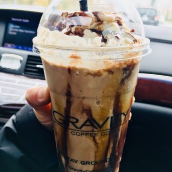 Gravity Coffee - Snickers blended coffee.. hazelnut caramel and mocha! - Coffee & Tea Near Me - Federal Way, Washington Gravity Coffee - Snickers blended coffee.. hazelnut caramel and mocha! - Coffee & Tea Near Me - Federal Way, Washington