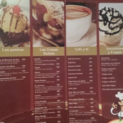 La Bonne - Menú de crepas dulces