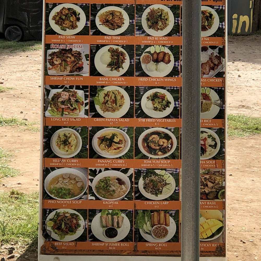 FASAY THAI WAGON - Menu board - Food Trucks Near Me FASAY THAI WAGON - Menu board - Food Trucks Near Me