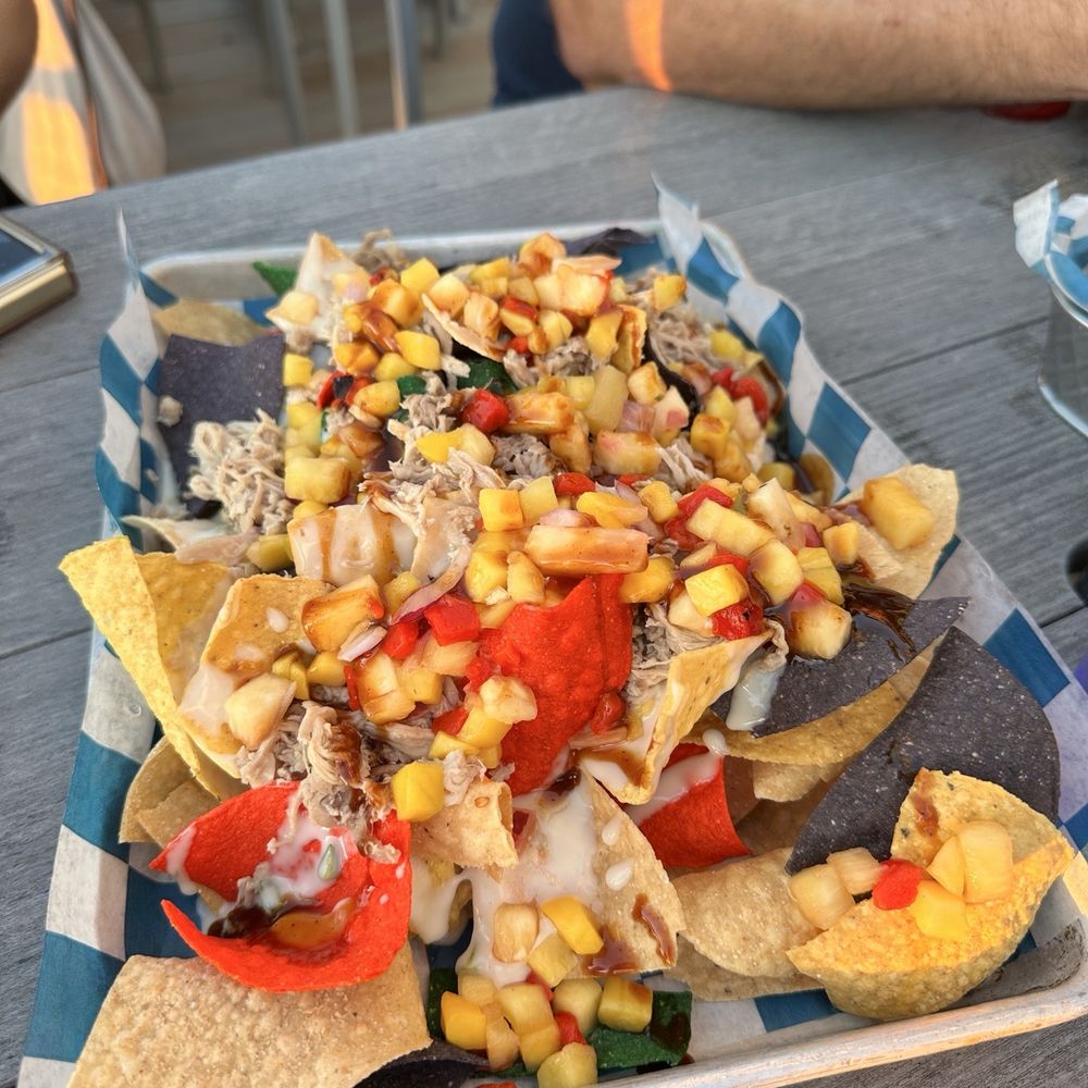 Pulled pork nachos Pulled pork nachos