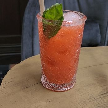 Café Fig - Strawberry mocktail - Cafes Near Me - Los Angeles, California