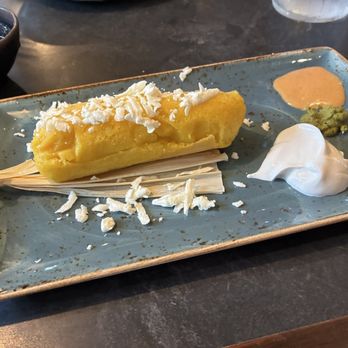 Guapo's Cocina & Bar - Steamed corn cake (no meat!) - Mexican Near Me - Fairfax, Virginia Guapo's Cocina & Bar - Steamed corn cake (no meat!) - Mexican Near Me - Fairfax, Virginia