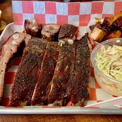 Slabby’s Food & Freedom - Ribs, burnt ends, slaw and sauces.