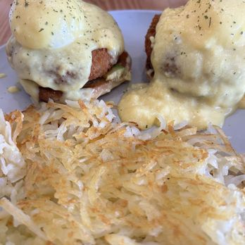 The Breeze Cafe - crab cakes benedict - Breakfast & Brunch Near Me - Newark, California The Breeze Cafe - crab cakes benedict - Breakfast & Brunch Near Me - Newark, California