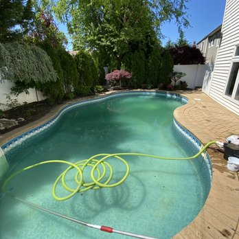 Lazarus Pool Cleanings - Power Vacuum (After) - Pool Cleaners Near Me