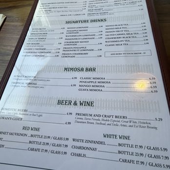 Joes Green Barn - extended drink menu - Breakfast & Brunch Near Me - McKinleyville, California Joes Green Barn - extended drink menu - Breakfast & Brunch Near Me - McKinleyville, California
