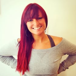 HAIR the Salon. - Kelsey with her new extensions!