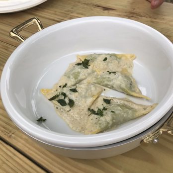 Mentone - Pansotti (ravioli w/ walnut cream sauce) - Italian Near Me - Aptos, California