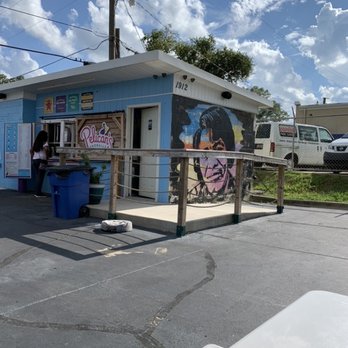 Pelican's Snoballs - a blue building with a mural on it - Shaved Ice Near Me - Columbia, South Carolina Pelican's Snoballs - a blue building with a mural on it - Shaved Ice Near Me - Columbia, South Carolina