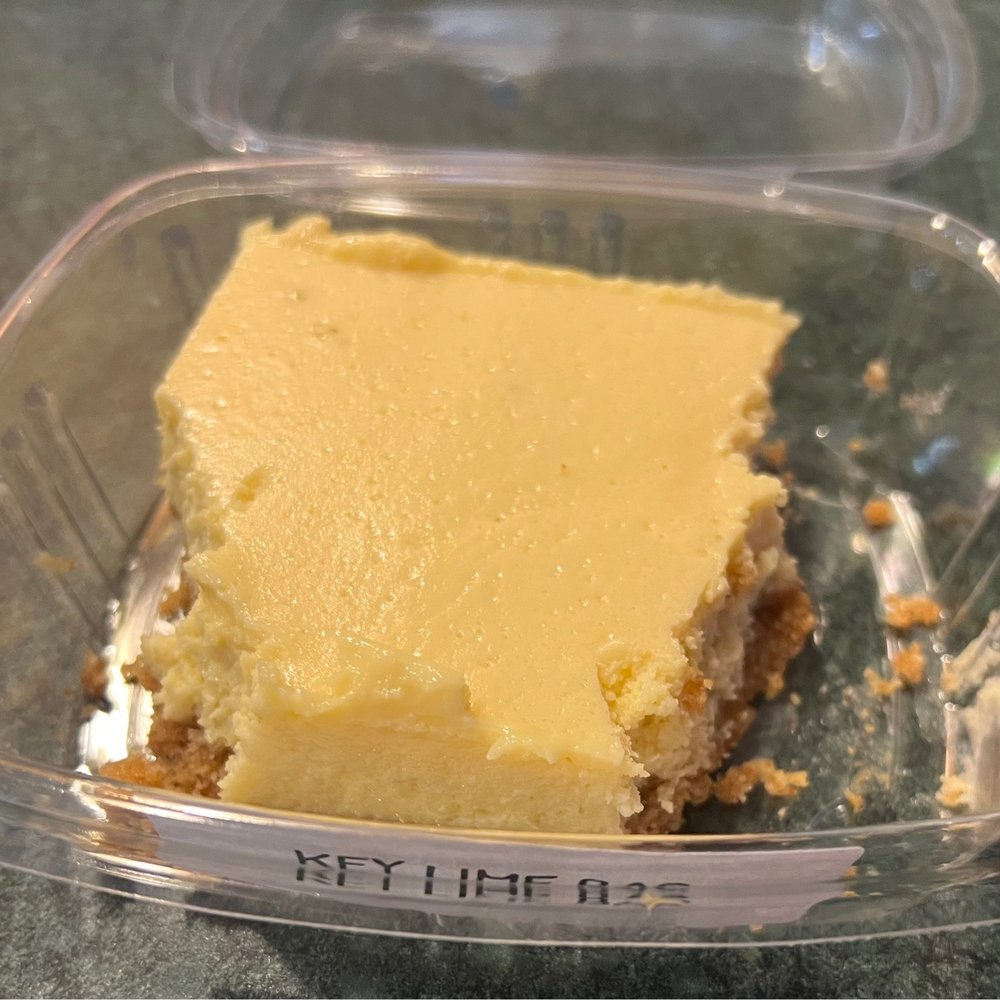 Run With Soup Cafe - Key lime pie. Couldn't resist trying it prior to taking a photo. Insanely good!! - Cafes Near Me - Bath, Maine Run With Soup Cafe - Key lime pie. Couldn't resist trying it prior to taking a photo. Insanely good!! - Cafes Near Me - Bath, Maine