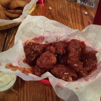 Buffalo Phil's - Boneless wings (mostly just heavily breaded fried chicken with very little chicken) - Burgers Near Me - Tuscaloosa, Alabama Buffalo Phil's - Boneless wings (mostly just heavily breaded fried chicken with very little chicken) - Burgers Near Me - Tuscaloosa, Alabama
