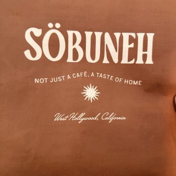 Sobuneh - Menu cover - Coffee & Tea Near Me - West Hollywood, California Sobuneh - Menu cover - Coffee & Tea Near Me - West Hollywood, California